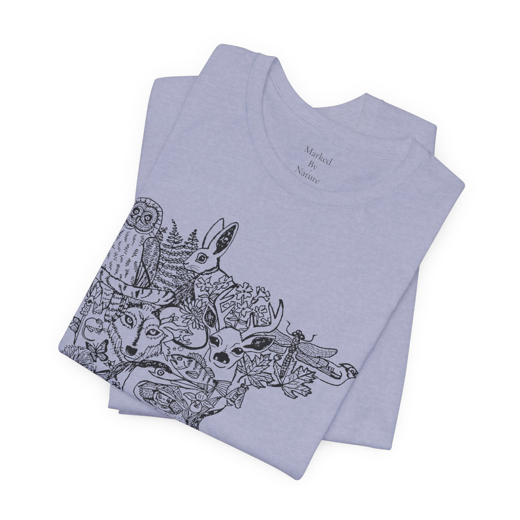 Minnesota Woodland Animal Collage T-Shirt