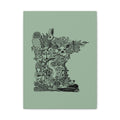 Minnesota Wildlife Map Canvas