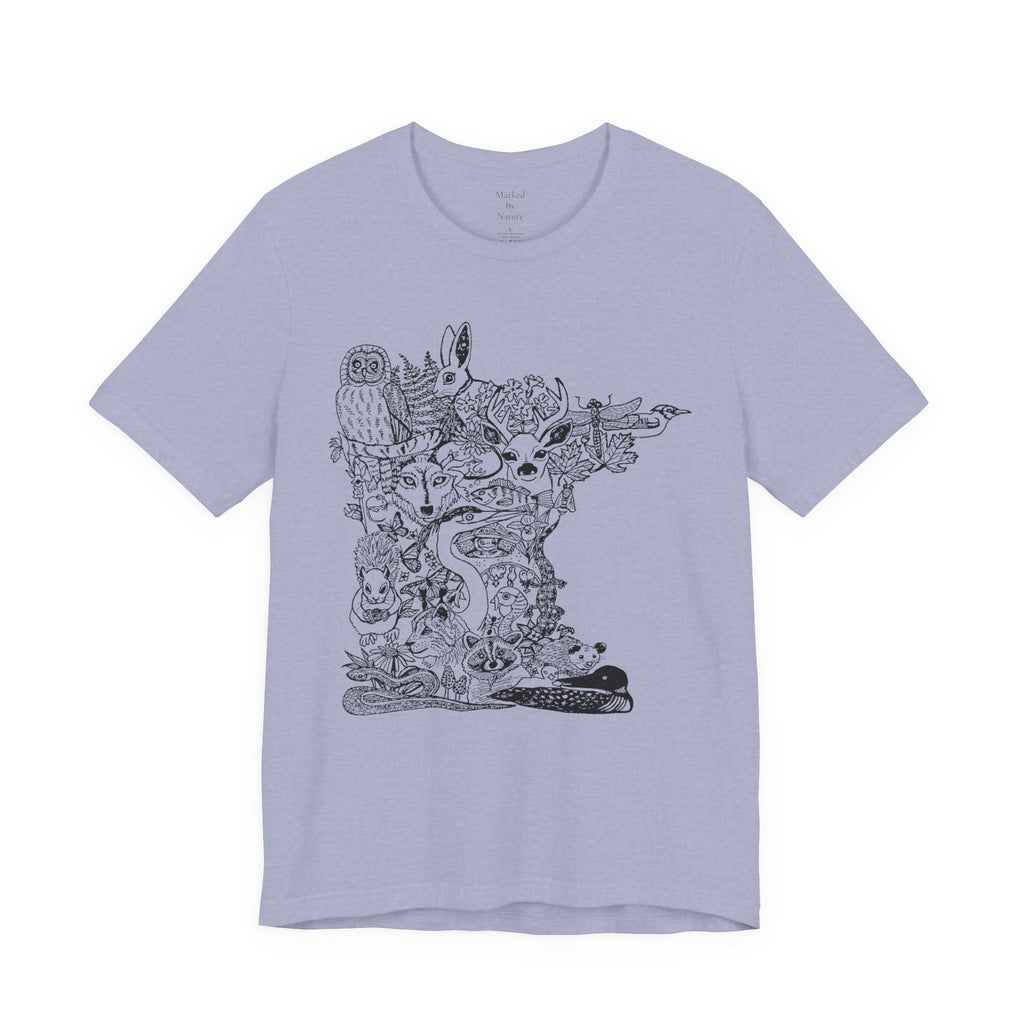 Minnesota Woodland Animal Collage T-Shirt