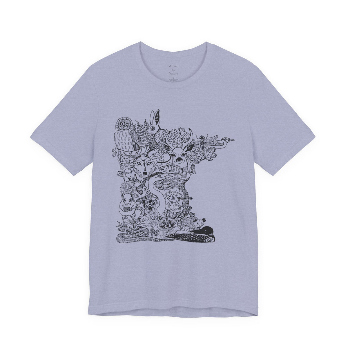 Minnesota Woodland Animal Collage T-Shirt