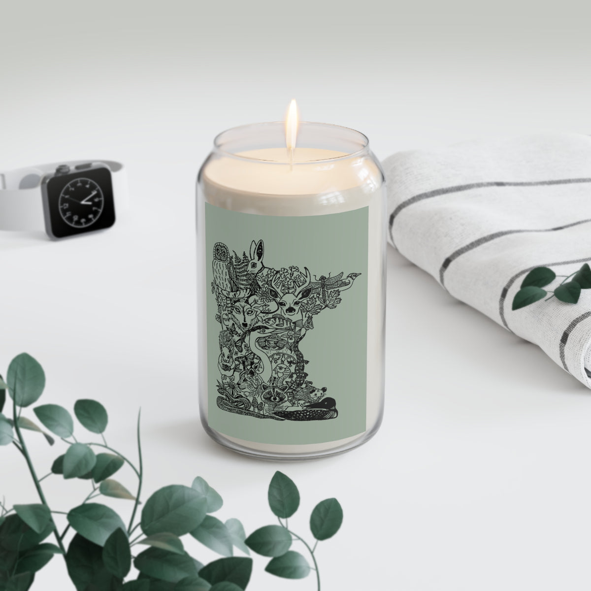 Minnesota Herbal Forest Soy Candle — 13.75oz Scented Jar