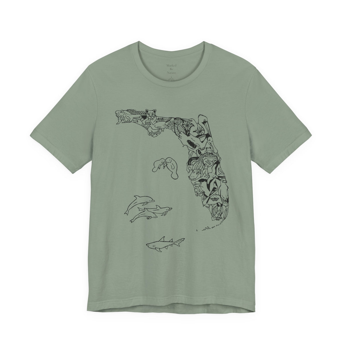 Florida Native Animal Collage T-Shirt