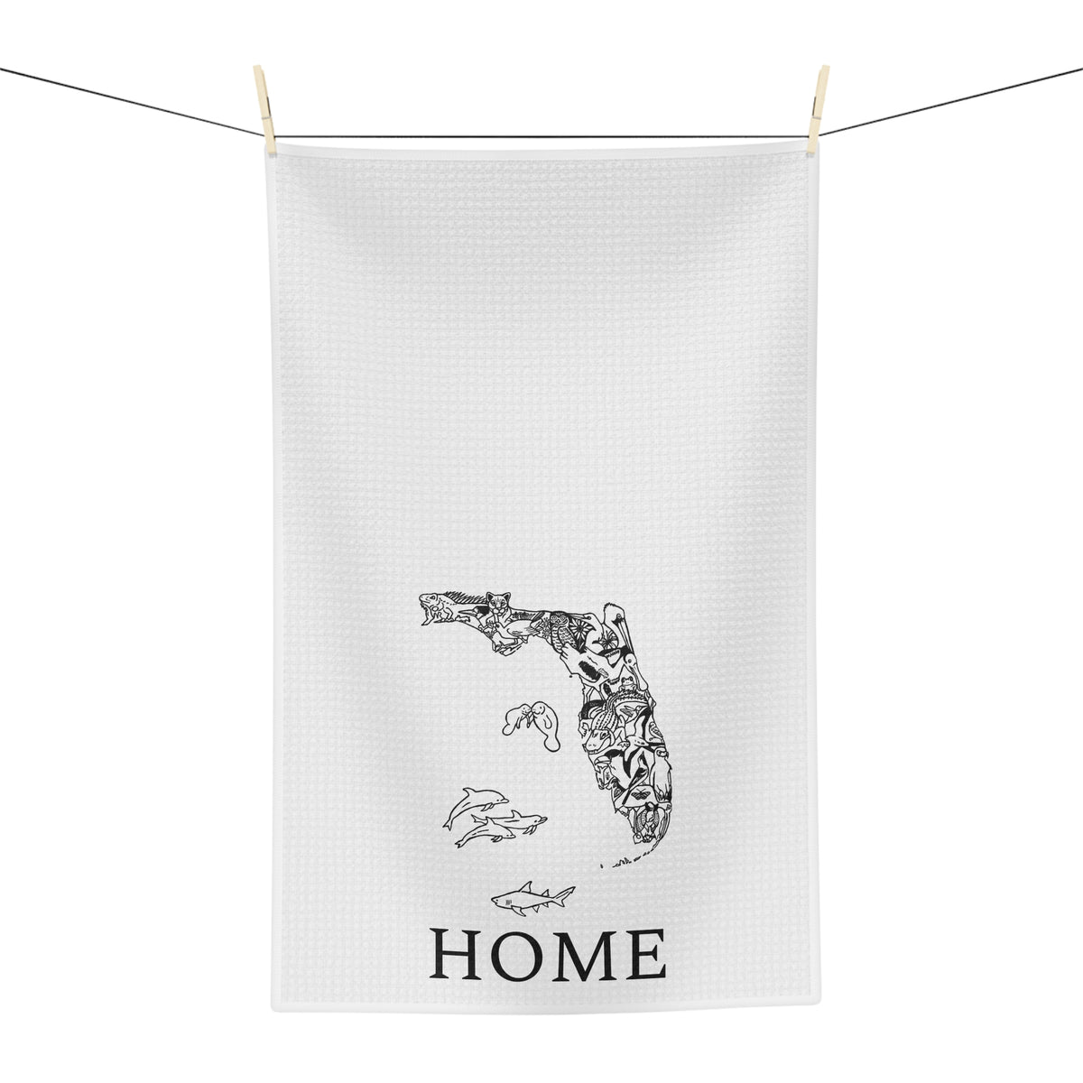 Florida Home Microfiber Tea Towel