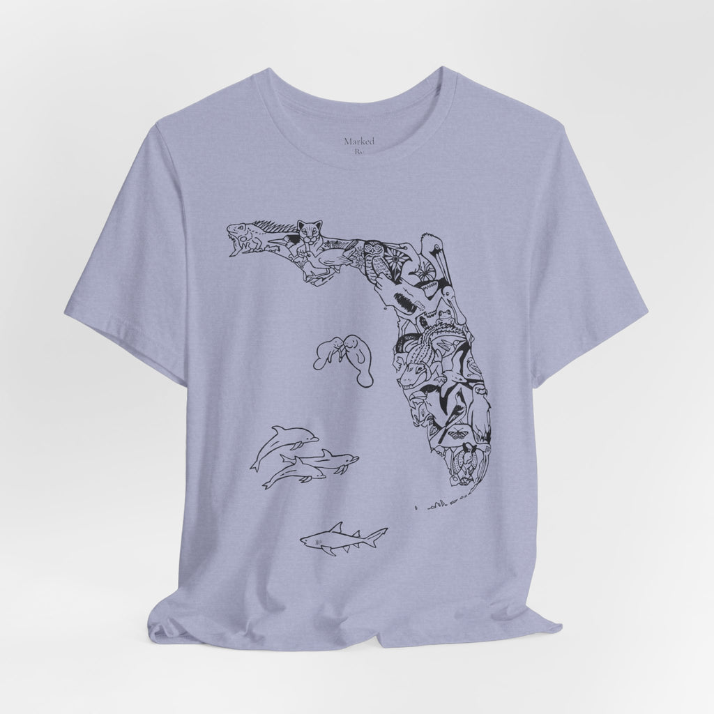 Florida Native Animal Collage T-Shirt