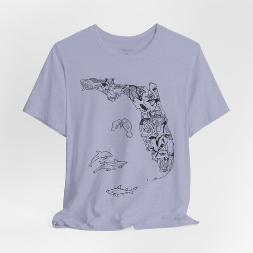 Florida Native Animal Collage T-Shirt