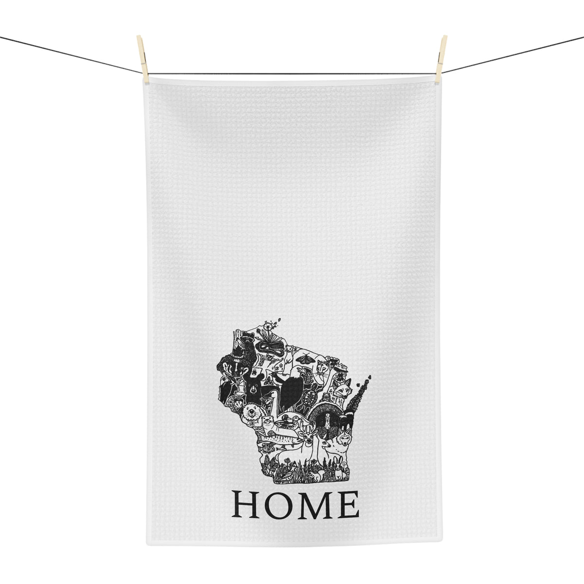Wisconsin Home Microfiber Tea Towel
