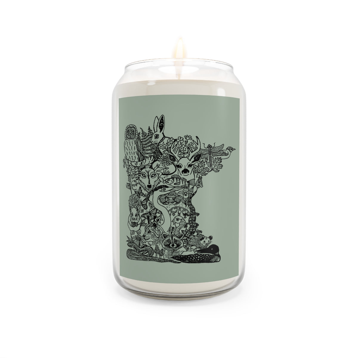 Minnesota Herbal Forest Soy Candle — 13.75oz Scented Jar