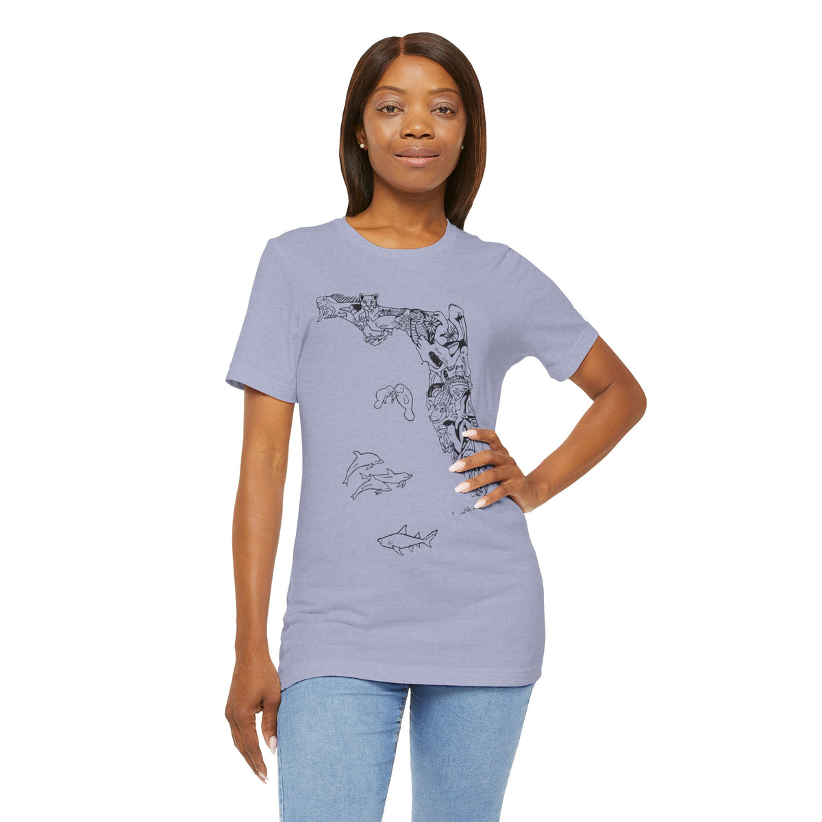 Florida Native Animal Collage T-Shirt