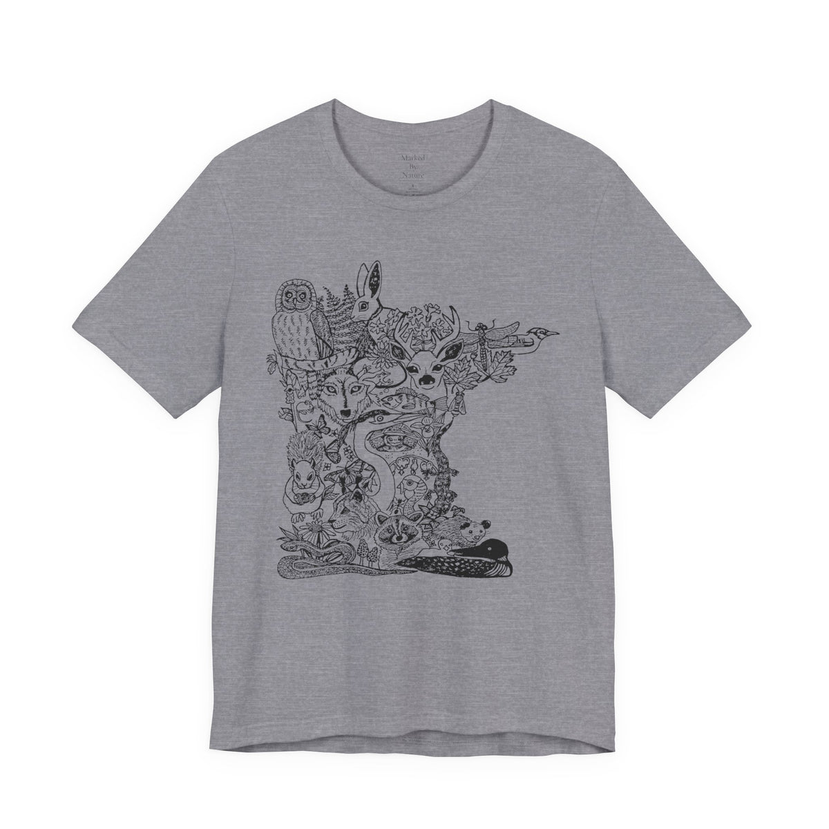 Minnesota Woodland Animal Collage T-Shirt